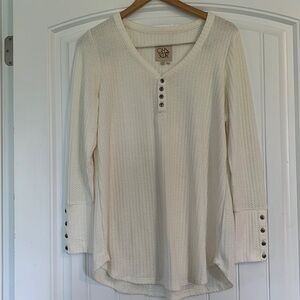 Chaser Thermal waffle knit Long Sleeve Shirt XL